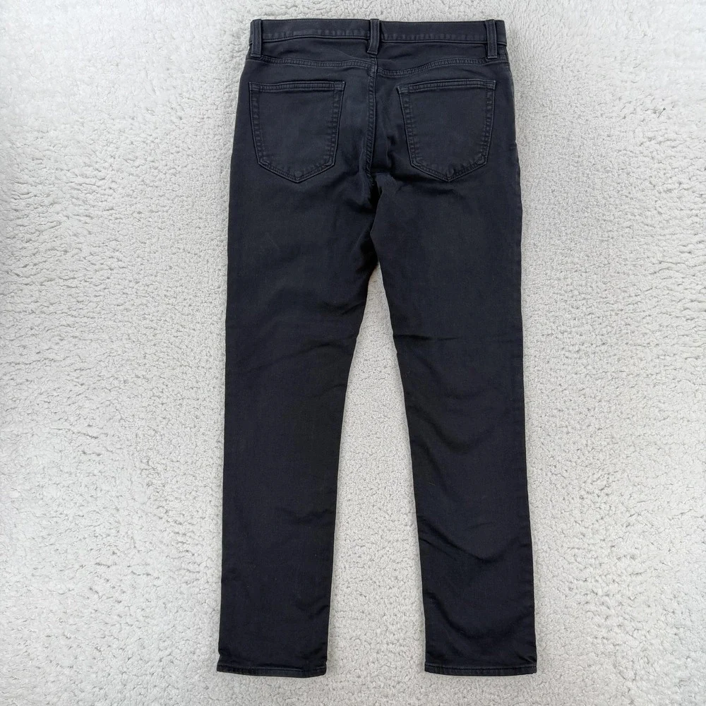 Banana Republic Slim Traveler Jeans Mens 32x32 Black Stretch Denim Pants 488420